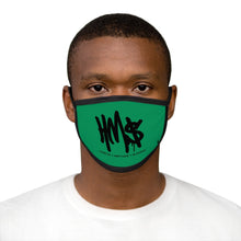 Load image into Gallery viewer, Green & Black HM$ Face Mask