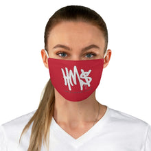 Load image into Gallery viewer, Red & White Fabric Face Mask