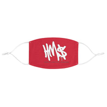 Load image into Gallery viewer, Red & White Fabric Face Mask