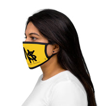 Load image into Gallery viewer, Yellow & Black HM$ Face Mask