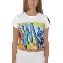 Load image into Gallery viewer, HM$ Print Crop Tee
