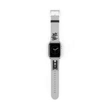 Load image into Gallery viewer, Silver &amp; Black HM$ Watch Band
