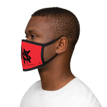 Load image into Gallery viewer, Red &amp; Black HM$ Face Mask
