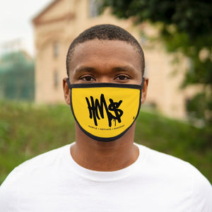 Yellow & Black HM$ Face Mask