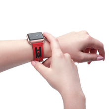 Load image into Gallery viewer, Red &amp; Black HM$ Watch Band
