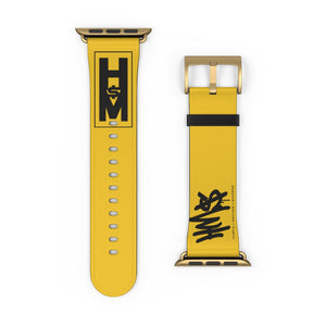 Yellow & Black  HM$ Watch Band