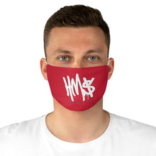 Load image into Gallery viewer, Red &amp; White Fabric Face Mask
