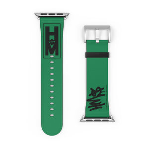 Green & Black  HM$ Watch Band