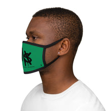 Load image into Gallery viewer, Green &amp; Black HM$ Face Mask
