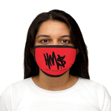 Load image into Gallery viewer, Red &amp; Black HM$ Face Mask
