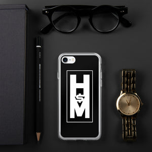 HM$ black & white iPhone Case